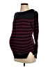 Seraphine Stripes Multi Color Red Long Sleeve T-Shirt Size Sm Maternity - photo 1