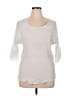 Chico's Gray 3/4 Sleeve Top Size XL - photo 1