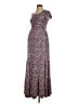 Seraphine Multi Color Blue Casual Dress Size 4 - photo 1