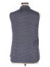 Carolina Belle Polka Dots Blue Sleeveless Button-Down Shirt Size XL - photo 2