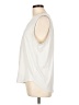 Ann Taylor Ivory Sleeveless Blouse Size L - photo 5