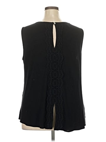 Pale Sky Sleeveless Blouse (view 2)