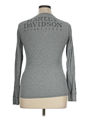 Harley Davidson Long Sleeve Henley (view 2)