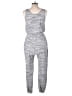 Cherish Tweed Gray Jumpsuit Size L - photo 2