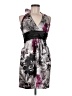 Speechless Print Gray Cocktail Dress Size 7 - photo 1