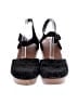 Universal Thread Black Wedges Size 10 - photo 2