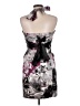 Speechless Print Gray Cocktail Dress Size 7 - photo 2