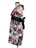 Speechless Print Gray Cocktail Dress Size 7 - photo 5