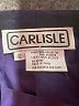 Carlisle 100% Acetate Color Block Purple Track Pants Size 12 - photo 7