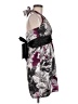 Speechless Print Gray Cocktail Dress Size 7 - photo 4
