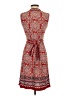 Max Studio Paisley Red Casual Dress Size XS - photo 2