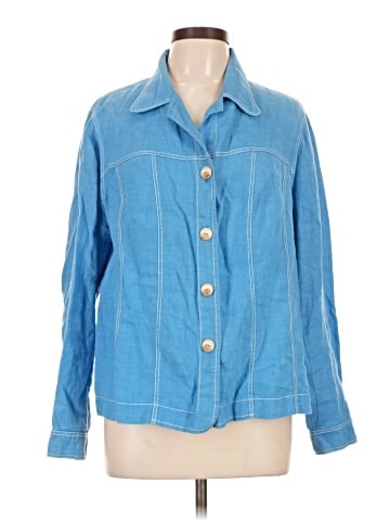 Harve Benard Long Sleeve Button-Down Shirt (view 1)