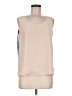 Nicola 100% Polyester Tan Sleeveless Top Size M - photo 1