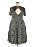 Hot Topic Paisley Gray Casual Dress Size 5X (5) - photo 2