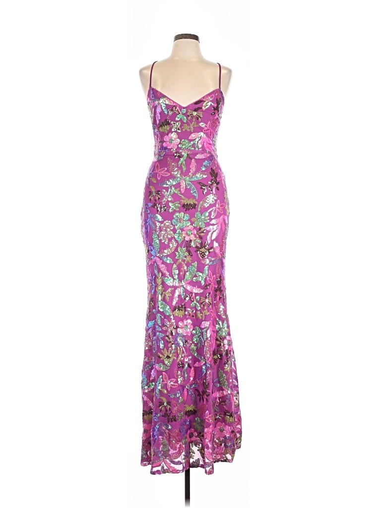 Pre-owned Lulus Cocktail Dress In Purple