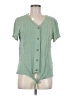 Weatherproof Green Short Sleeve Blouse Size M - photo 1