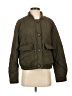 DKNY 100% Polyester Solid Green Jacket Size S - photo 1