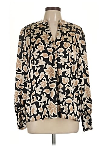 Ann Taylor Factory Long Sleeve Blouse (view 1)