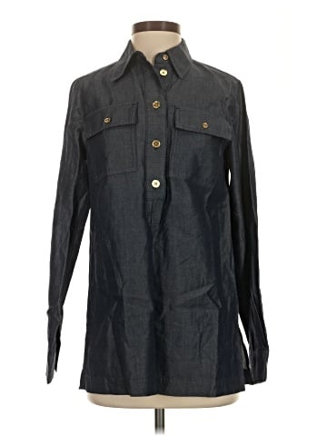 MICHAEL Michael Kors Long Sleeve Button-Down Shirt (view 1)