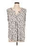 Papermoon Ivory Sleeveless Blouse Size 1X - photo 1