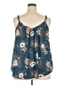 Torrid Teal Sleeveless Blouse Size 2X Plus (2) - photo 2