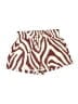 Cupshe 100% Polyester Animal Print Burgundy Shorts Size L - photo 1