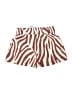 Cupshe 100% Polyester Animal Print Burgundy Shorts Size L - photo 2