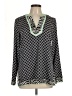 Dana Buchman Black Long Sleeve Blouse Size 10 - photo 1