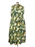 BLOOMCHIC Tropical Green Casual Dress Size 28 - photo 2