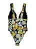 Unbranded Floral Blue One Piece Swimsuit Size P (petite) - photo 2