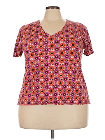 INC International Concepts Short Sleeve Blouse (view 1)