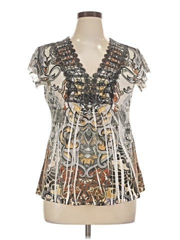 Energe by oneworld Short Sleeve Blouse (view 1)