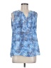 Notations Blue Sleeveless Blouse Size M (petite) - photo 1