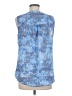 Notations Blue Sleeveless Blouse Size M (petite) - photo 2