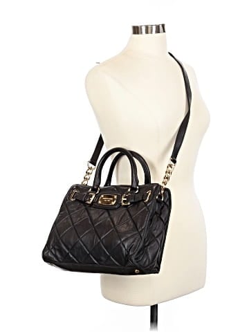 MICHAEL Michael Kors Leather Satchel (view 2)