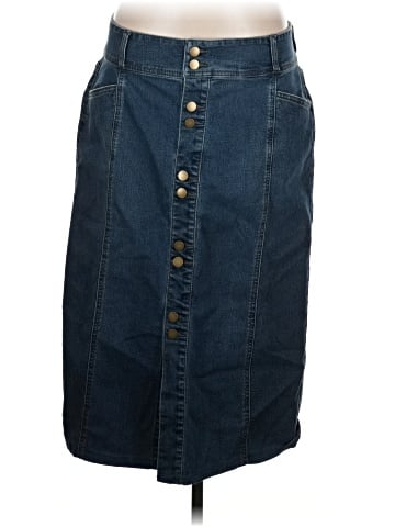 Style&Co Denim Skirt (view 1)