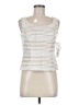 Xscape Silver Sleeveless Top Size 8 - photo 1
