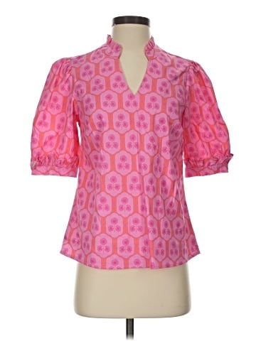 Mary Square Short Sleeve Blouse (view 1)