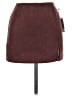 Originality Solid Burgundy Casual Skirt Size M - photo 1