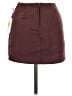 Originality Solid Burgundy Casual Skirt Size M - photo 2