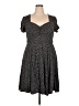 Torrid Polka Dots Black Casual Dress Size 2X Plus (2) - photo 1