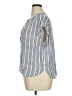 AB Studio 100% Rayon Blue Short Sleeve Top Size XL - photo 5