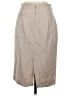 Zara Solid Tan Gray Casual Skirt Size S - photo 2