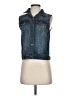 Forever 21 Blue Denim Vest Size S - photo 1