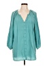 Reba Teal 3/4 Sleeve Blouse Size XL - photo 1