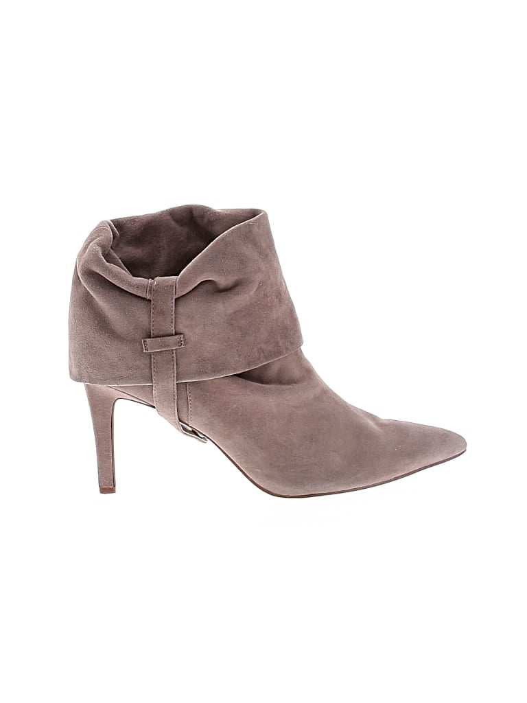 Pre-owned Calvin Klein Ankle Boots In Gray