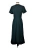 Ann Taylor Solid Teal Casual Dress Size 2 - photo 2