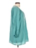 Reba Teal 3/4 Sleeve Blouse Size XL - photo 4