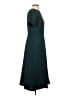 Ann Taylor Solid Teal Casual Dress Size 2 - photo 4
