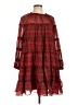 Antonio Melani 100% Polyester Plaid Red Casual Dress Size 10 - photo 1